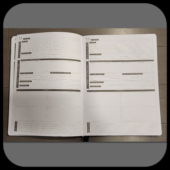 PANDA PLANNER || Non-Dated 12-Month, Weekly, Daily - Picture 8 of 15
